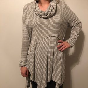 Grey and White Tunic